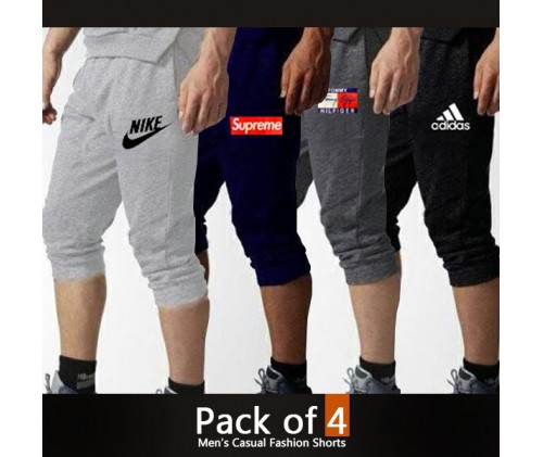 Pack of 4 Mens Casual Fashion Shorts